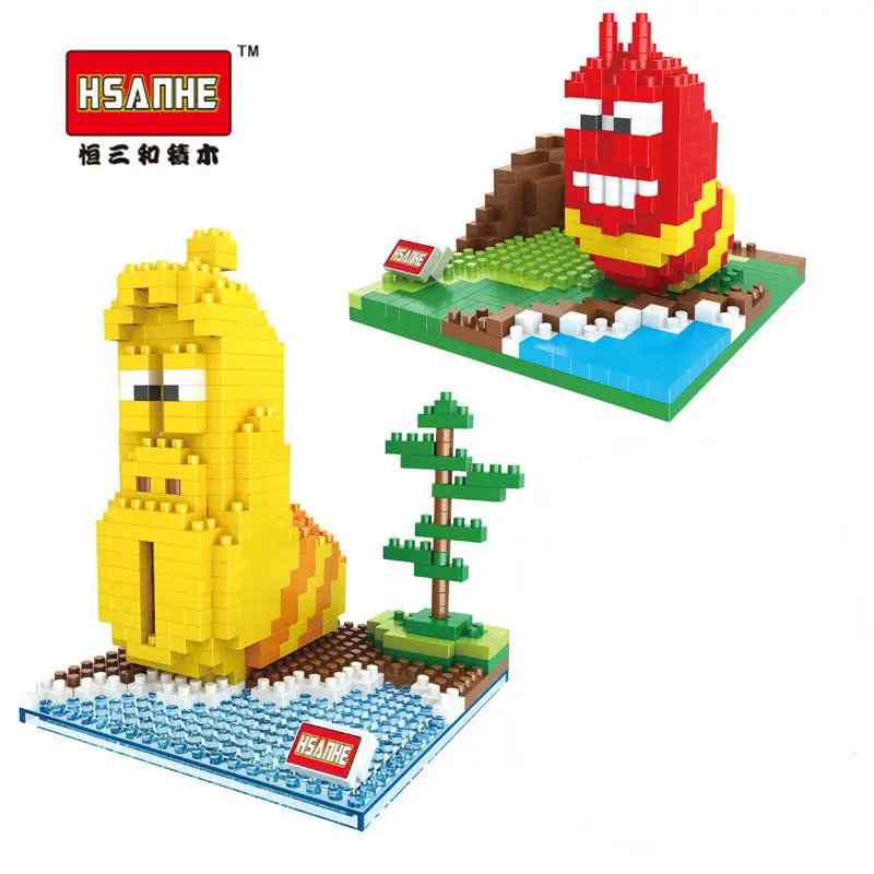 

Plants Vs Zombies Block Sunflower Cob Cannon Squash Diy Game Mini Building Brick Toy For Children Box Birthday Gift