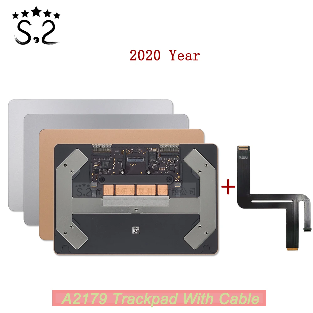 

Original A2179 Trackpad For Macbook Air Retina 13.3" Touchpad with Cable 821-02663-03 Space Gray Gold Silver 2020 Year