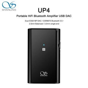 Shanling UP4 CSR8675 Bluetooth 5,0 USB DAC ES9218P усилитель высокого разрешения LDAC LHDC APTX HD AAC SBC микрофон Type-c 3,52,5