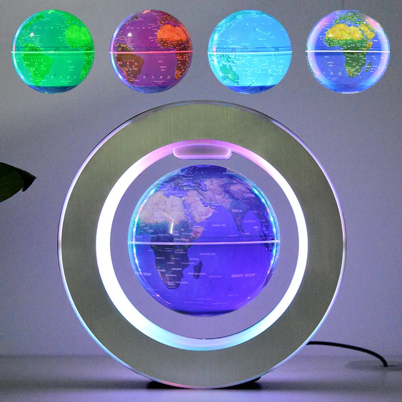 

LED World Map Magnetic Levitation Floating Globe levitating lamp Home Decor Night Light Novelty Ball Light Birthday NewYear Gift
