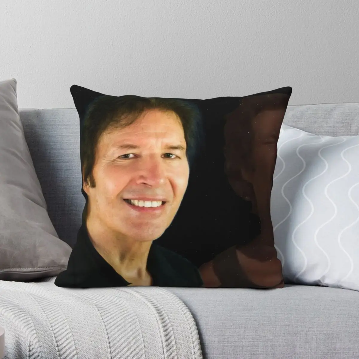 

Breen Square Pillowcase Polyester Linen Velvet Creative Zip Decor Throw Pillow Case Bed Cushion Cover