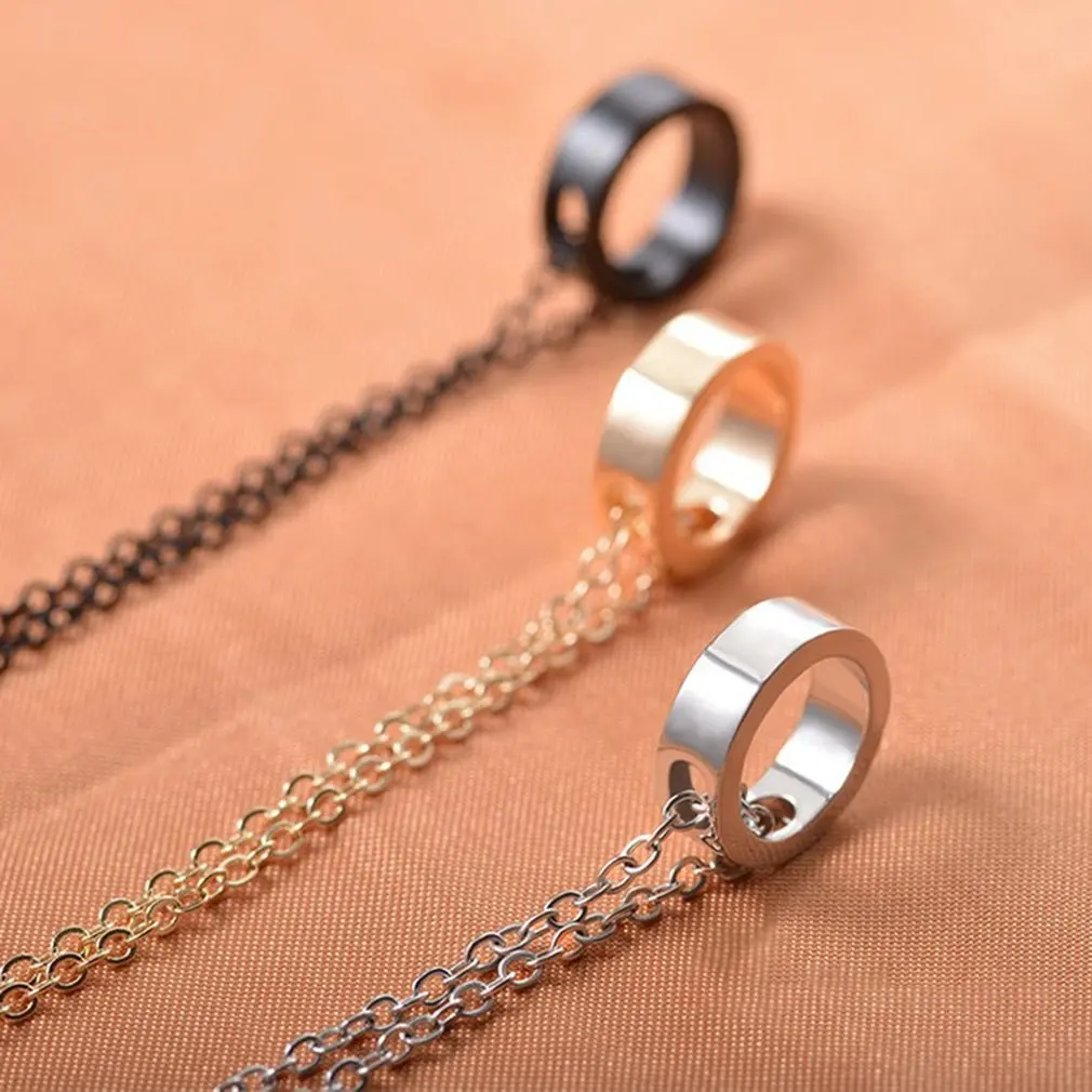 

Simple Round Alloy Necklace Beautiful And Fashionable Women's Necklace Versatile Necklace Birthday Gift