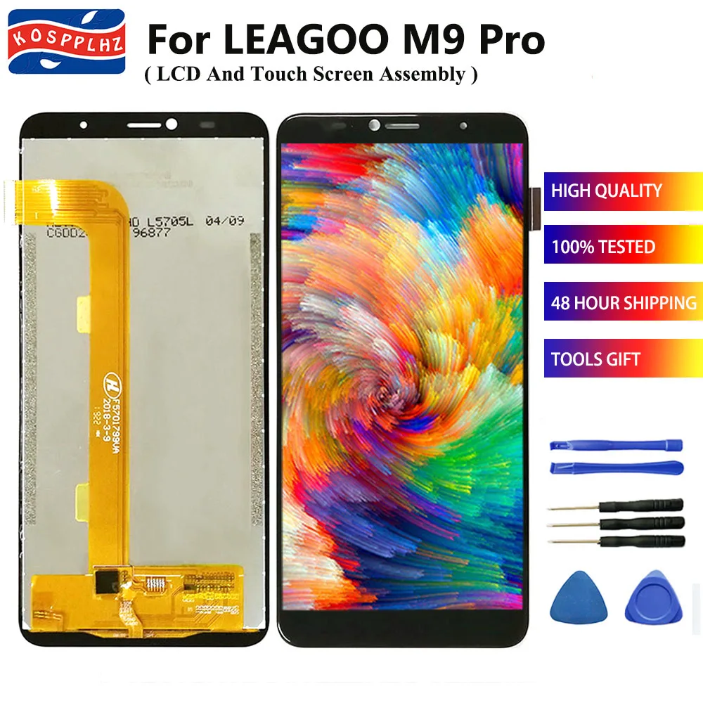 5 72 &quotдля LEAGOO M9 PRO ЖК-дисплей + 720x1440p сенсорный датчик экрана в сборе замена