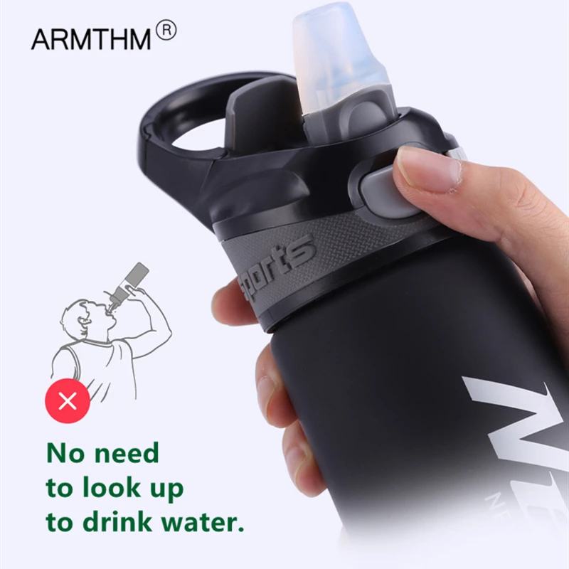 750/600ML Whey Protein Powder Shaker Sport Bottle For Water Bottles With Straw Outdoor Travel Portable Drinkware Plastic Tritan | Дом и сад