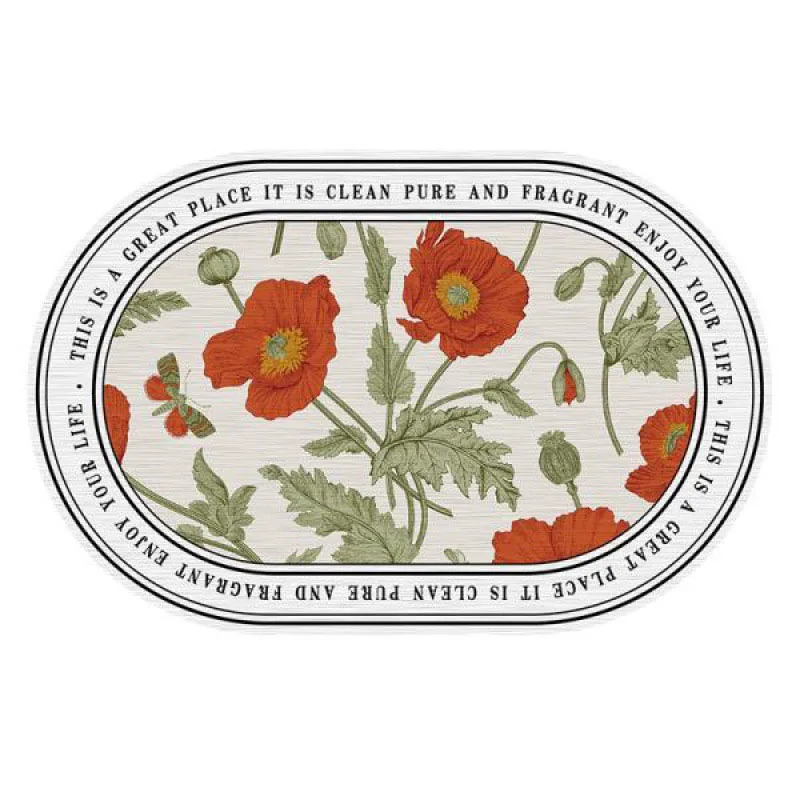 Овальный коврик для ванной противоскользящий ковер комнаты искусственный