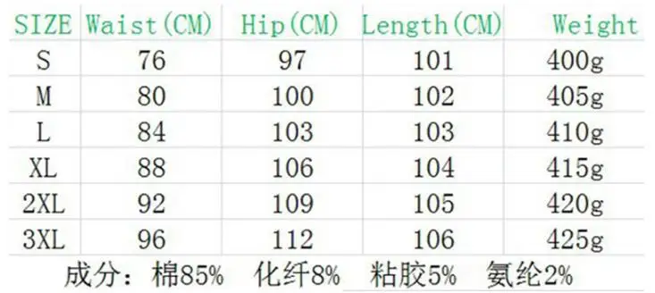 

New hand worn elastic jeans