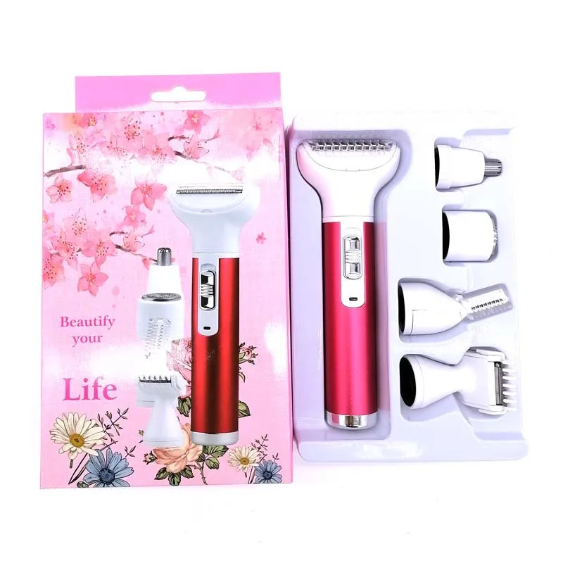 

XD3011 Aluminum alloy multifunctional 5-in-1 hair remover Private shaving machine Armpit pubic shaving Lady eyebrow trimmer