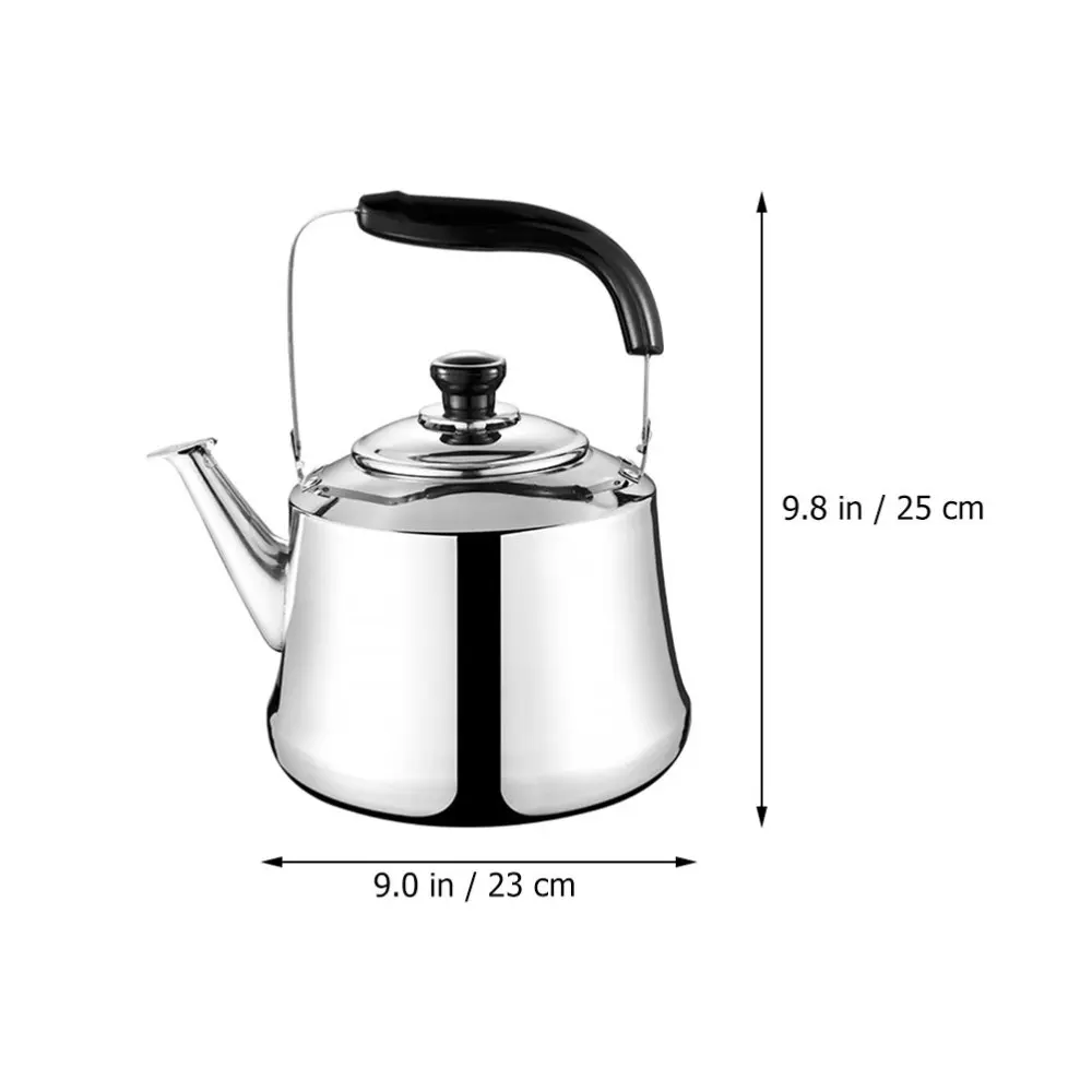 

1pc Stainless Steel Durable Whistling Teakettle Stovetop Whistling Kettle