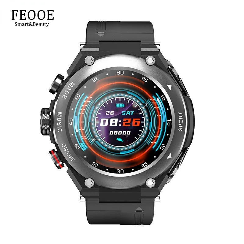 

FEOOE Women's Smart Watch Popular Bluetooth Call Smart Watch Heart Rate TWS Earphone Music Playback Sports Watch GT