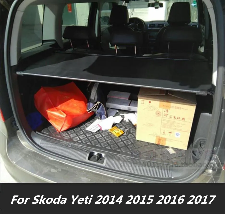 Защитный чехол для багажника Skoda Yeti 2014 2015 2016 2017 2018 (черный бежевый)|Задние