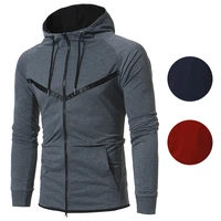 men hoodies gym sport running training fitness compression elastic bodybuilding sweatshirt sportswear hooded jacket hoodies