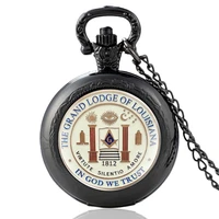 freemason eye of providence design vintage quartz pocket watch pendant clock watch men women high quality necklace best gifts