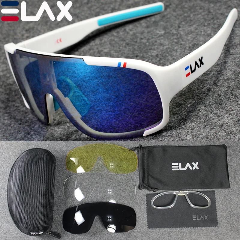 ELAX бренд 4 Lenes новые модные наружные велосипедные очки Mtb спортивные солнцезащитные очки для велоезды UV400 велосипед велосипедные очки