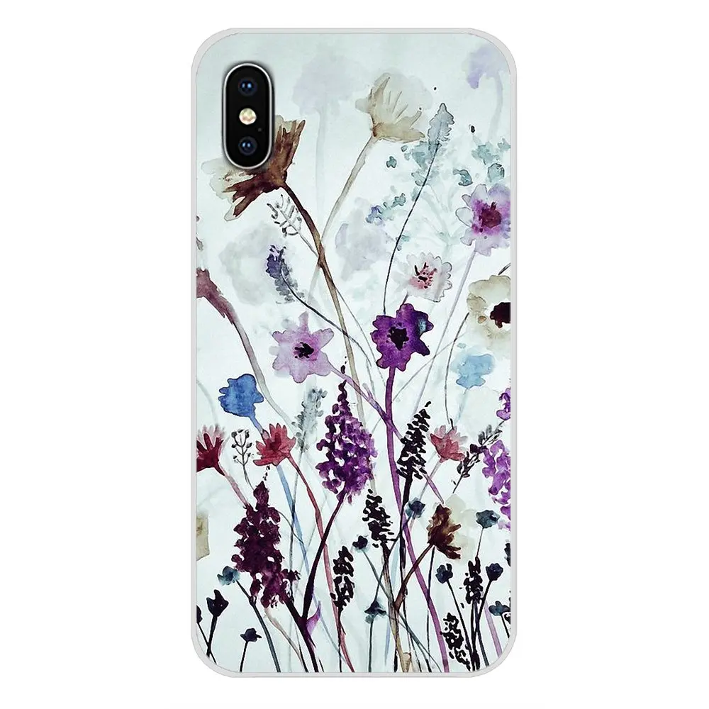 images 2 Силиконовые чехлы для телефонов samsung A10 A30 A40 A50 A60 A70 Galaxy S2 Note 2 3 большое ядро Prime акварельный Одуванчик Лотос Лаванда - Цвет: images 2