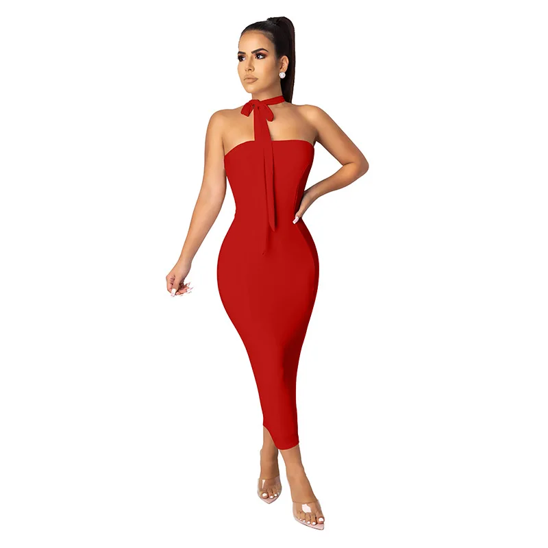 2019 Высокая уличная мода вечерние платья на шнуровке Дамское сексуальное платье с