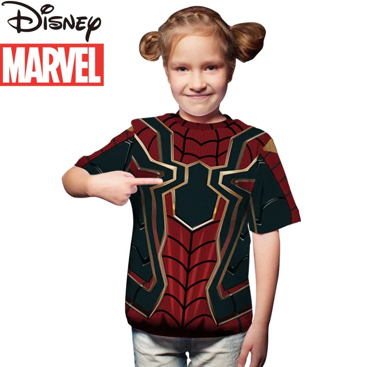 Марвел Мстители паук с рисунком человека для больших детей Абсорбирующие пот