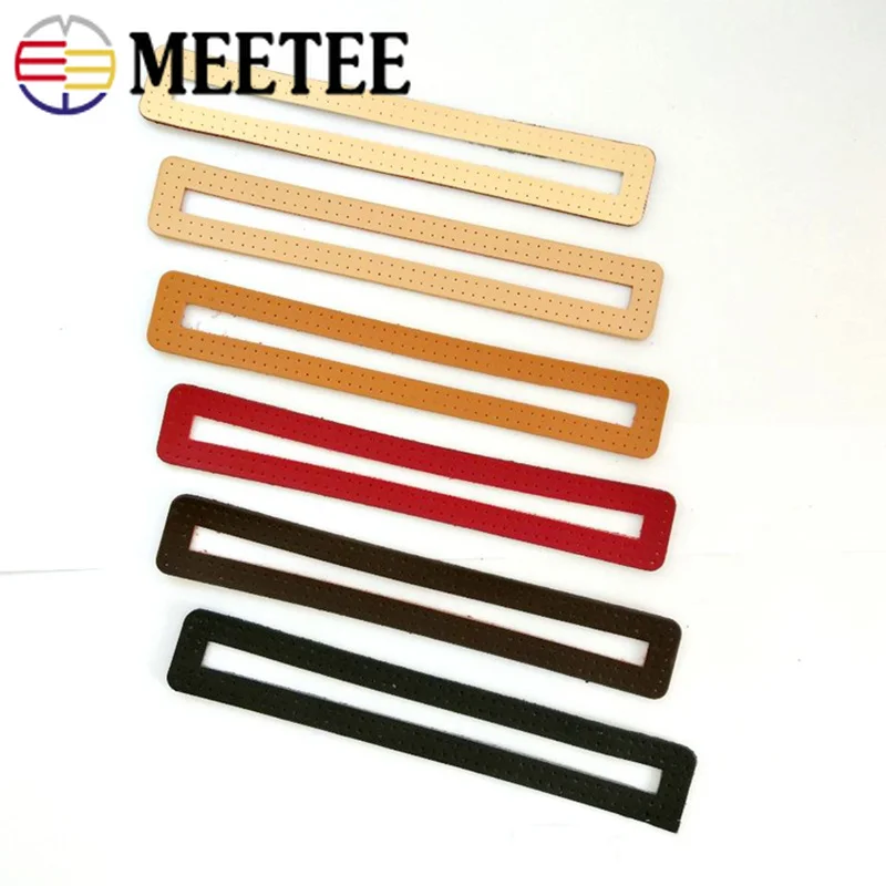Meetee 10pcs 17.5/22.5cm Genuine Leather Bag Zipper Outer Frame Handbag Decor Buckle DIY Manual Accessories Craft | Дом и сад