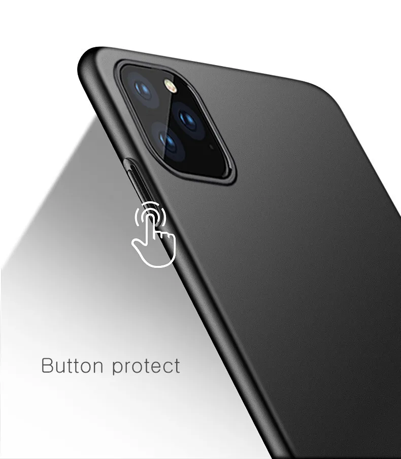 Чехол для iPhone 11 Pro, чехол для iPhone11, шт., задняя крышка, чехол с логотипом 5,8, 6,1, 6,5 дюймов, 11 pro max, Жесткий Чехол