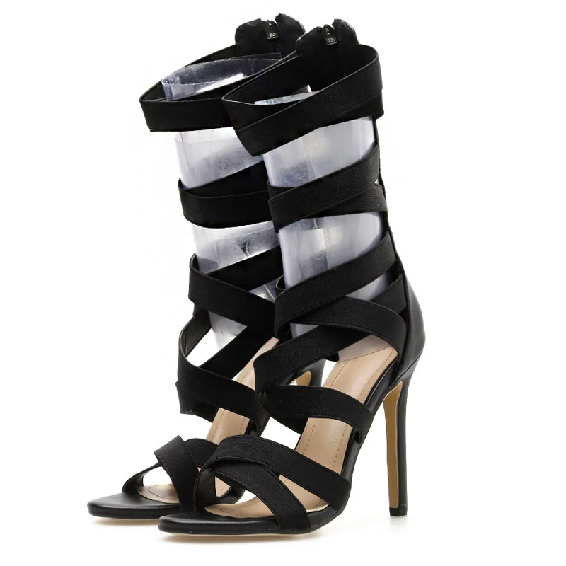 

large size slim high heel sexy sandal girl