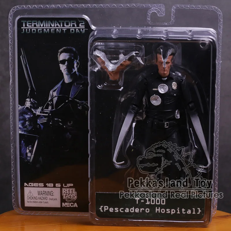Фигурка эндоскелет NECA The Terminator T 800 1000 ПВХ коллекционная игрушка 7 дюймов 18