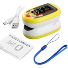 Пульсоксиметр Пальчиковый детский, прибор для измерения пульса и уровня кислорода в крови, SpO2, аккумуляторный, для новорожденных детей
