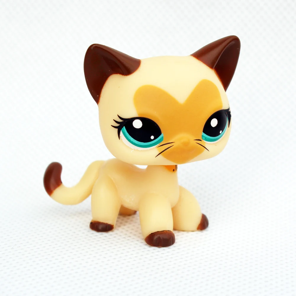LPS кошка магазин игрушек Редкие #3573 желтые короткие волосы оригинальные