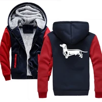 sausage dog hoodies men long sleeve solid color hooded sweatshirt male hoodie casual sportswear us size
