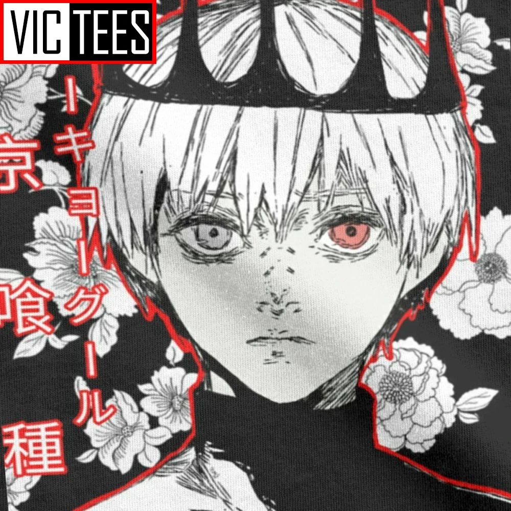 Мужская футболка Tokyo Ghoul с одним глазом King Kaneki Awesome короткими рукавами