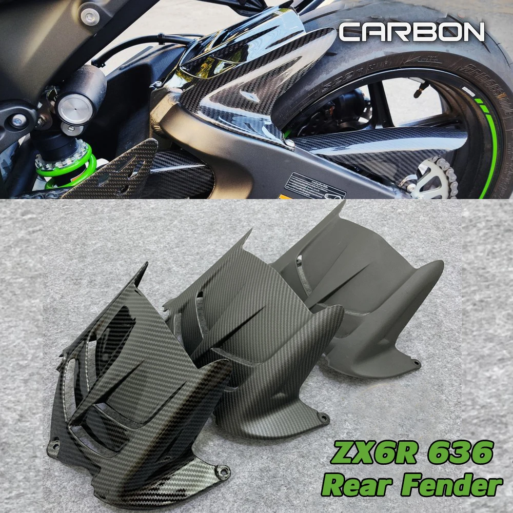 2021 ZX6R брызговик задняя шина для KAWASAKI Ninja ZX 6R 636 ZX636 ZX-6R 09-2018 2019 2020 углеродное волокно