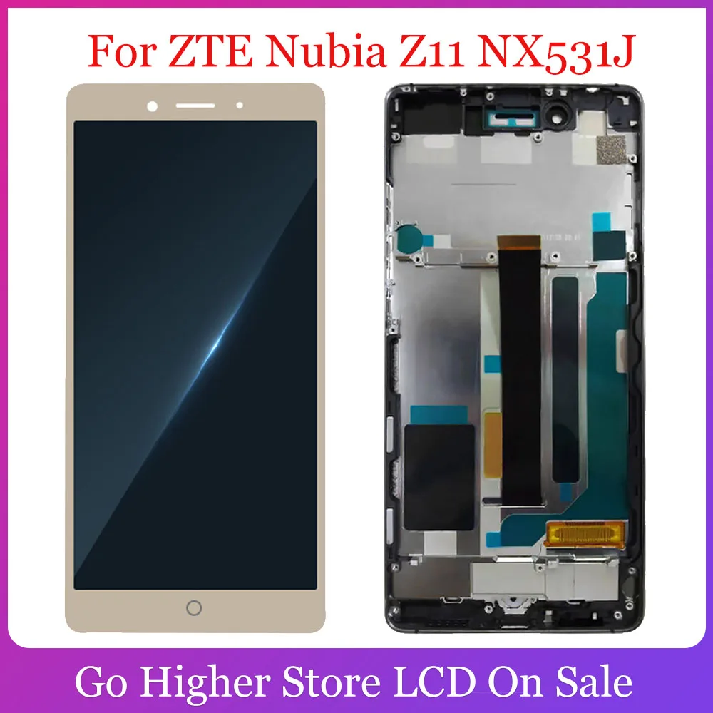 100% протестированный для ZTE Nubia Z11 NX531J ЖК-дисплей + сенсорный экран дигитайзер