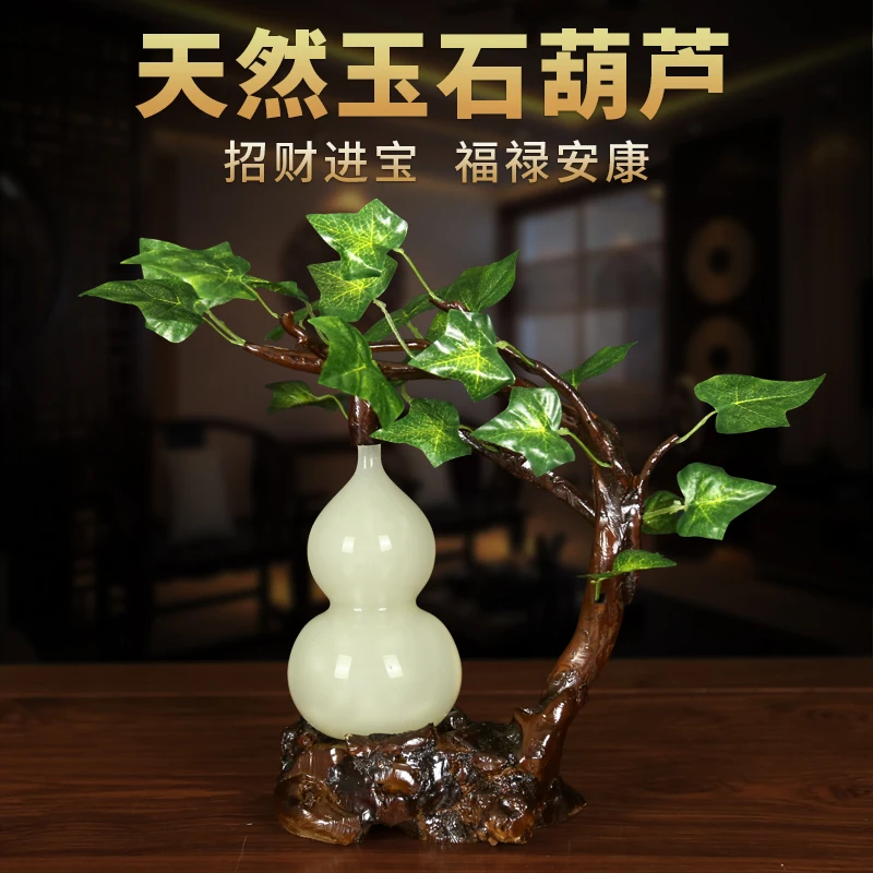 Цвет нефрита Тыква украшения Новый китайский стиль вход в гостиную винный шкаф