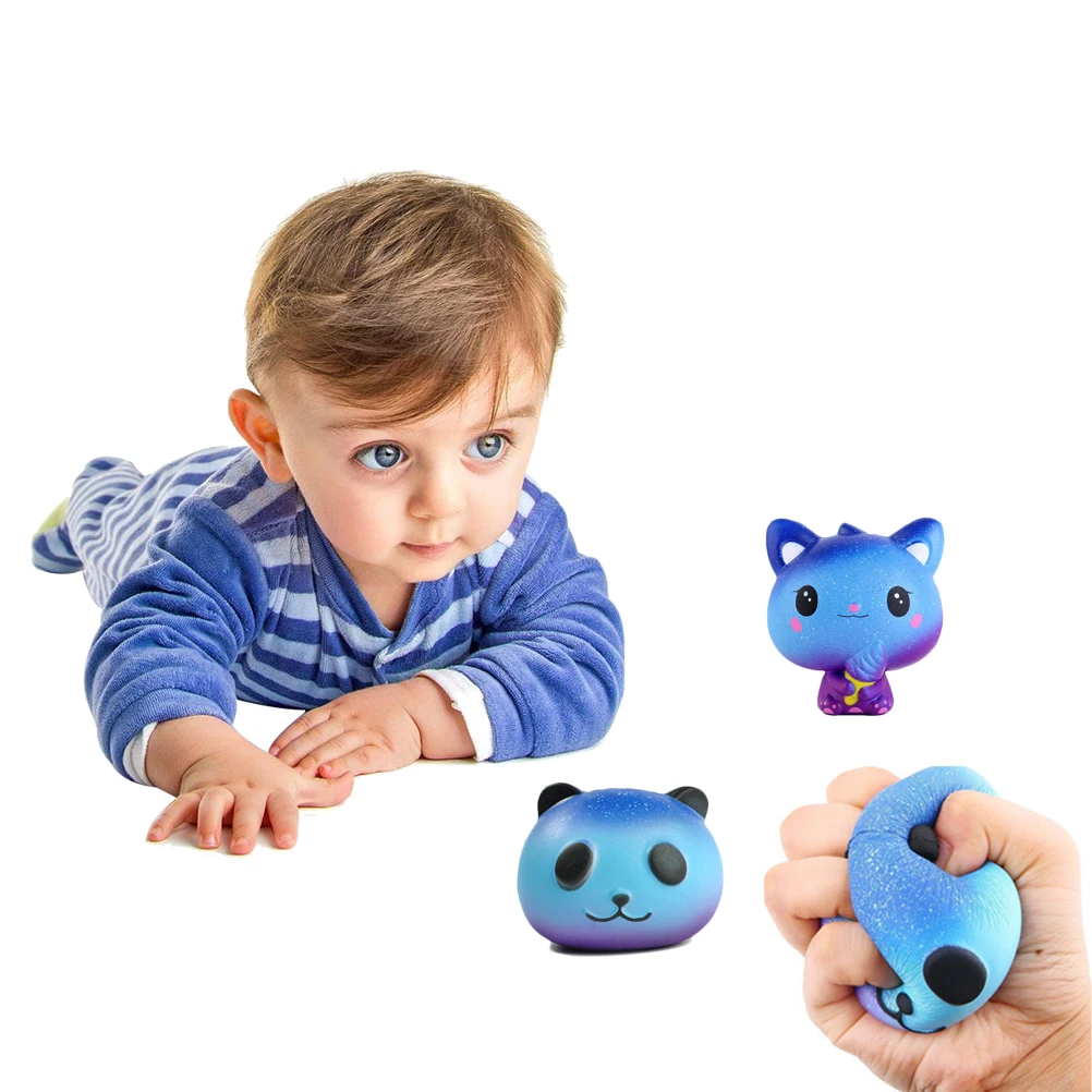 Симпатичная кавайная медленно восстанавливающая форму игрушка звездное небо