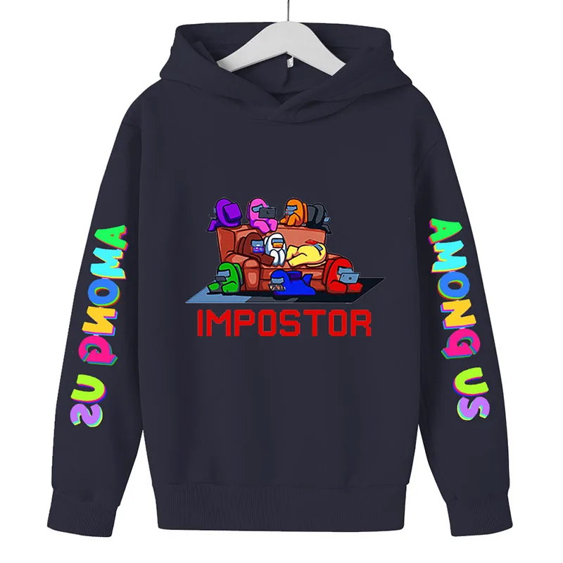 

Children Clothing Game Hoodie For Kid Girls Tops Boys Hoodie Impostor Graphic Costume Kids Sweatshirt Sudadera Hombre 4-14Y