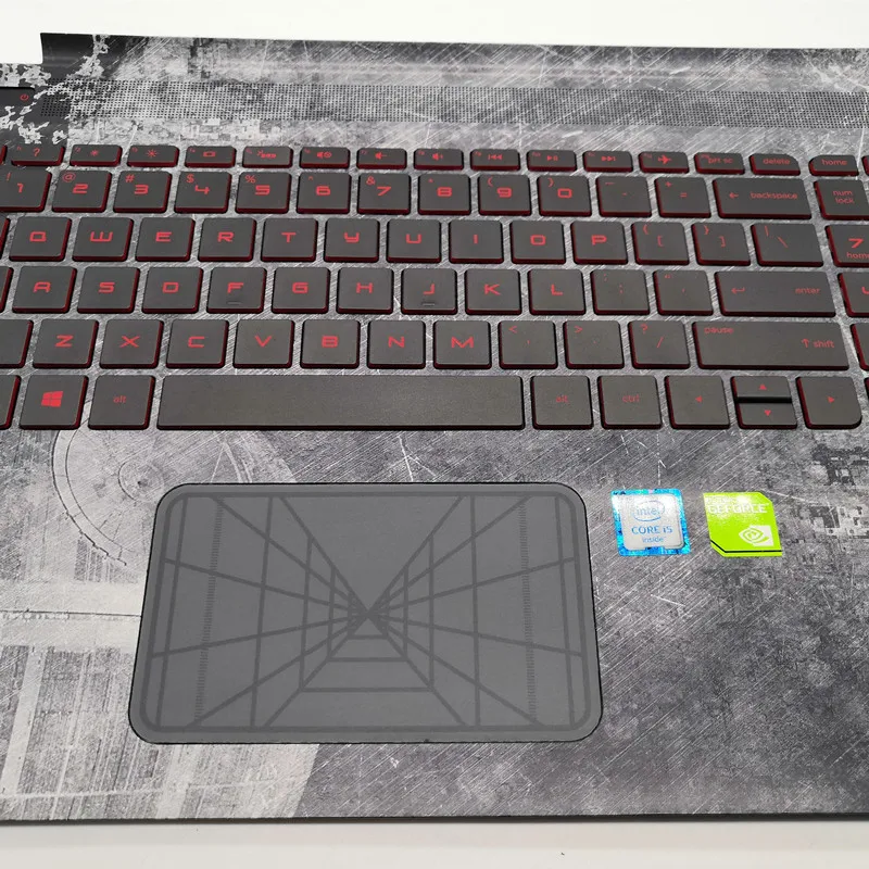 (95% Новый) для hp 15-это 15-AN005TX 15-AK002TX Star Wars Special Edition Ноутбук Упор рук клавиатура