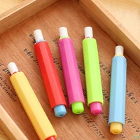 5 color health non toxic chalk holder chalk clip colourful chalk holders clean teaching hold for teacher children stationery