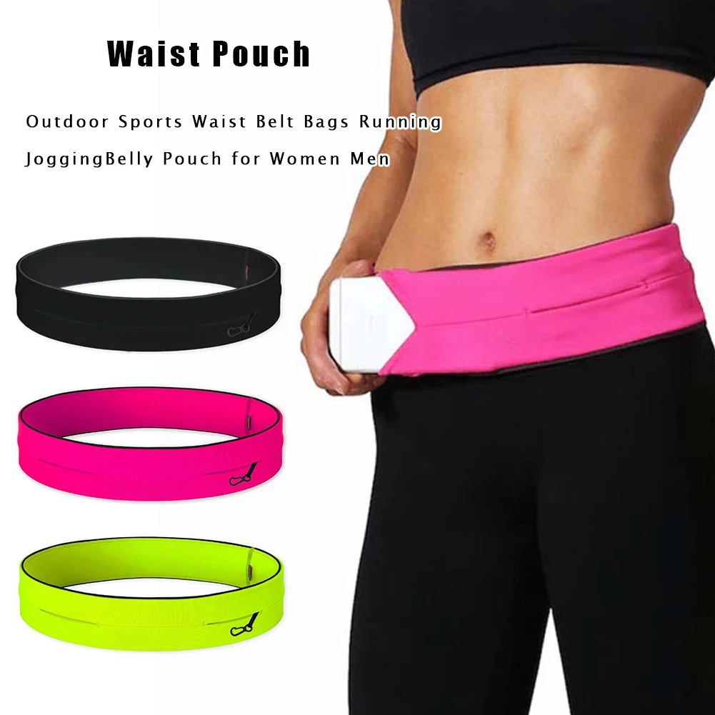 

Outdoor Sports Waist Belt Bags Running Bag Camping Running Jogging Fitness Cycling Trail Belly Pouch for Women Men