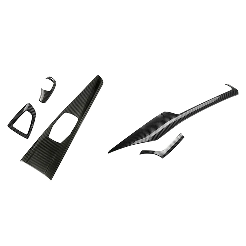 

Car Shift Knob Cover For-BMW F30 F31 F32 F34 F36 2013-2018 & Look Interior Trim Center Control Panel Trim