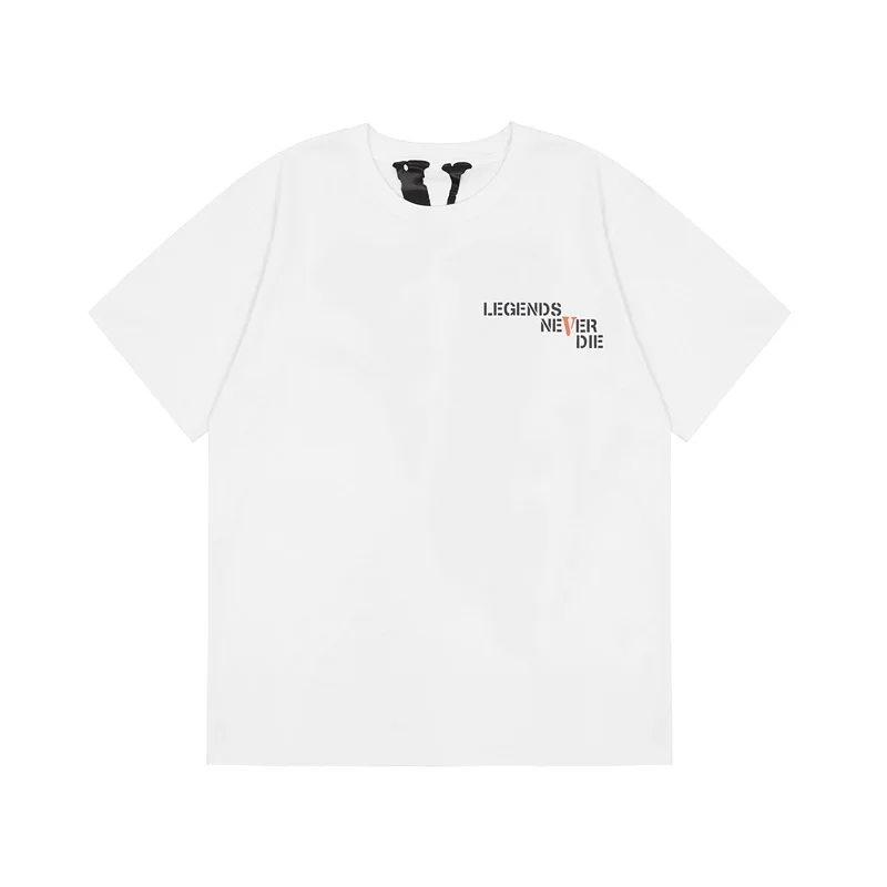 Футболка VLONE Мужская/женская из 100% хлопка уличная одежда брендовая рубашка с
