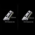 Адаптер для ремешка Apple Watch band6 SE 4 3 5 iwatch 42 мм38 мм 44 мм40 мм, бесшовный алюминиевый соединитель, 22 мм