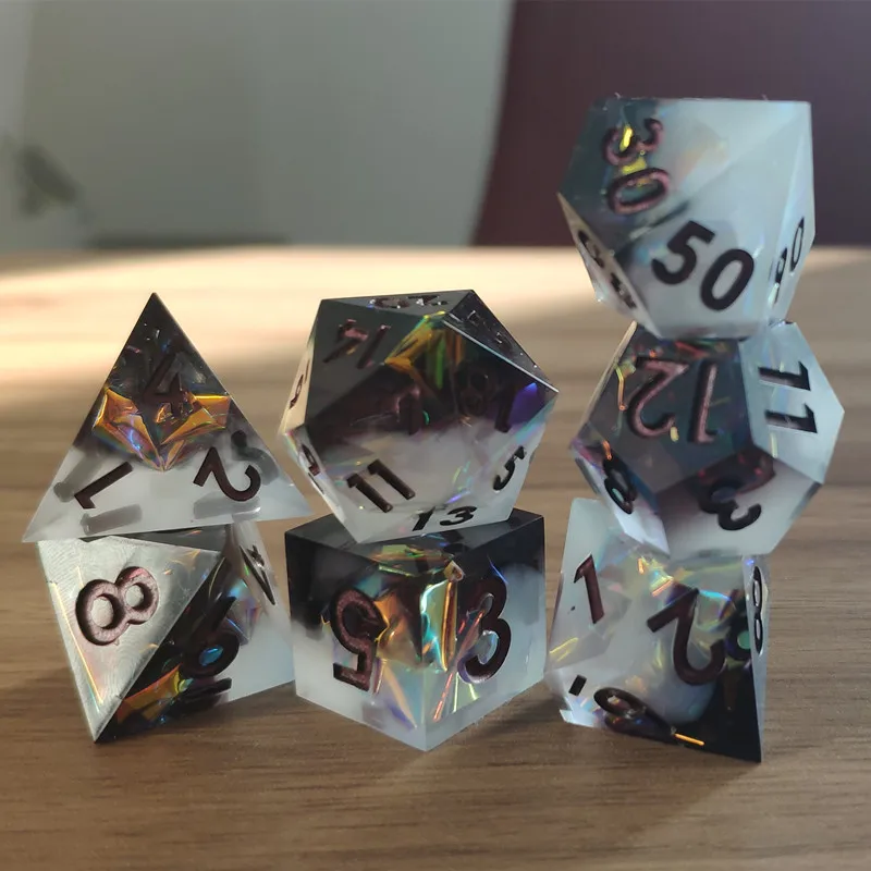 Мини-планета Темный рыцарь наборы игральных костей DND настольная игра