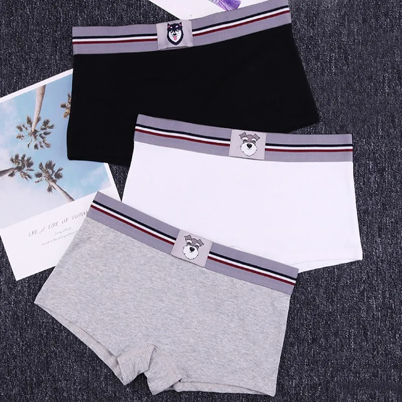 

Women Briefs Cotton Underpants Breathable Women Boxer Shorts High Elasticity Lingerie Cartoon Women Underwear Female Panties