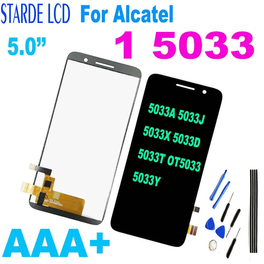 ЖК-дисплей 5,0 дюйма для Alcatel 1 5033 5033A 5033J 5033X 5033D 5033T 5033Y ЖК-дисплей 5,0 дюйма для Alcatel 1 5033 5033A 5033J 5033X 5033D 5033T 5033Y