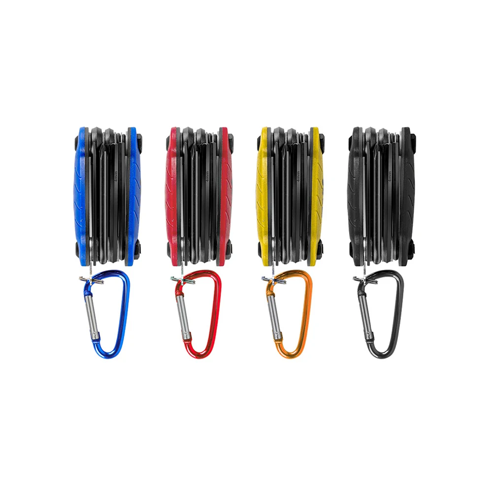 

8 In 1 Bicycle Repair Tools Kit Portable Folding Allen Wrenc Screwdrivers Flat Head Screw Driver Bike Repair Tool Bike Tools