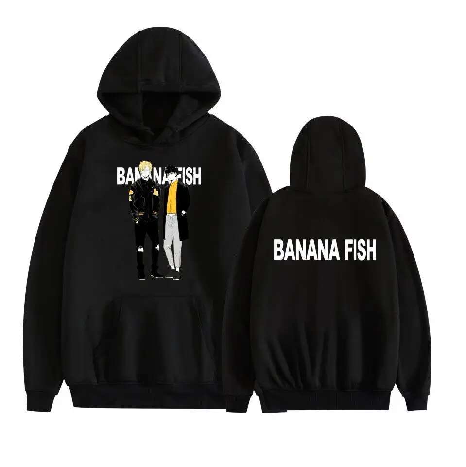 

Japanese Banana Fish Ash Lynx Printing Hoodie Fashion Loose Casual Hooded Long Sleeve Sweatshirts Man Unisex Pullover Sudaderas