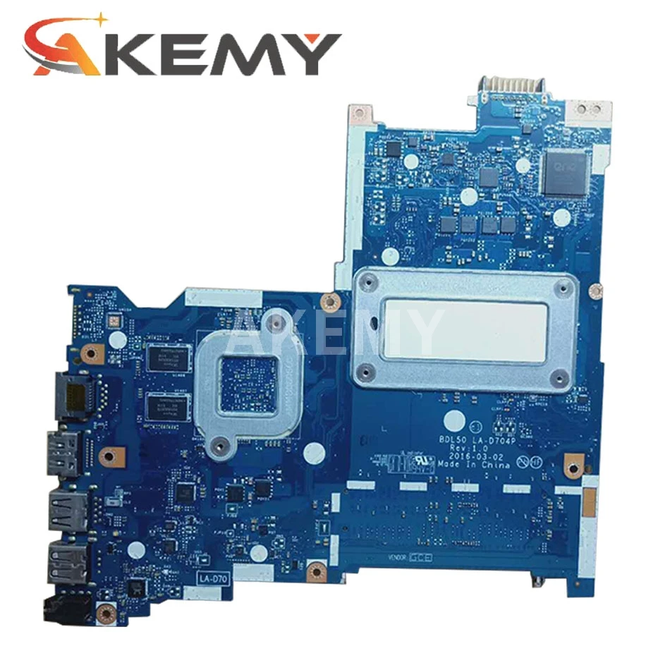 

SAMXINNO 100% working for hp 15-AY 250 G5 motherboard 925553-601 925553-501 BDL50 LA-D704P with celeron 3955u built in board