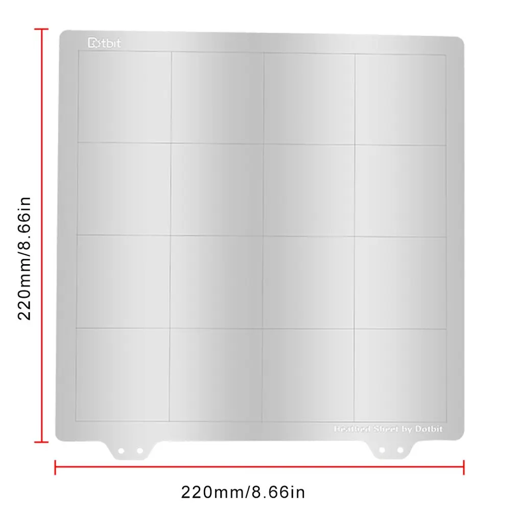 300*300 мм/220*220 мм 3d принтер тепло горячие наклейки для кровати с координатной