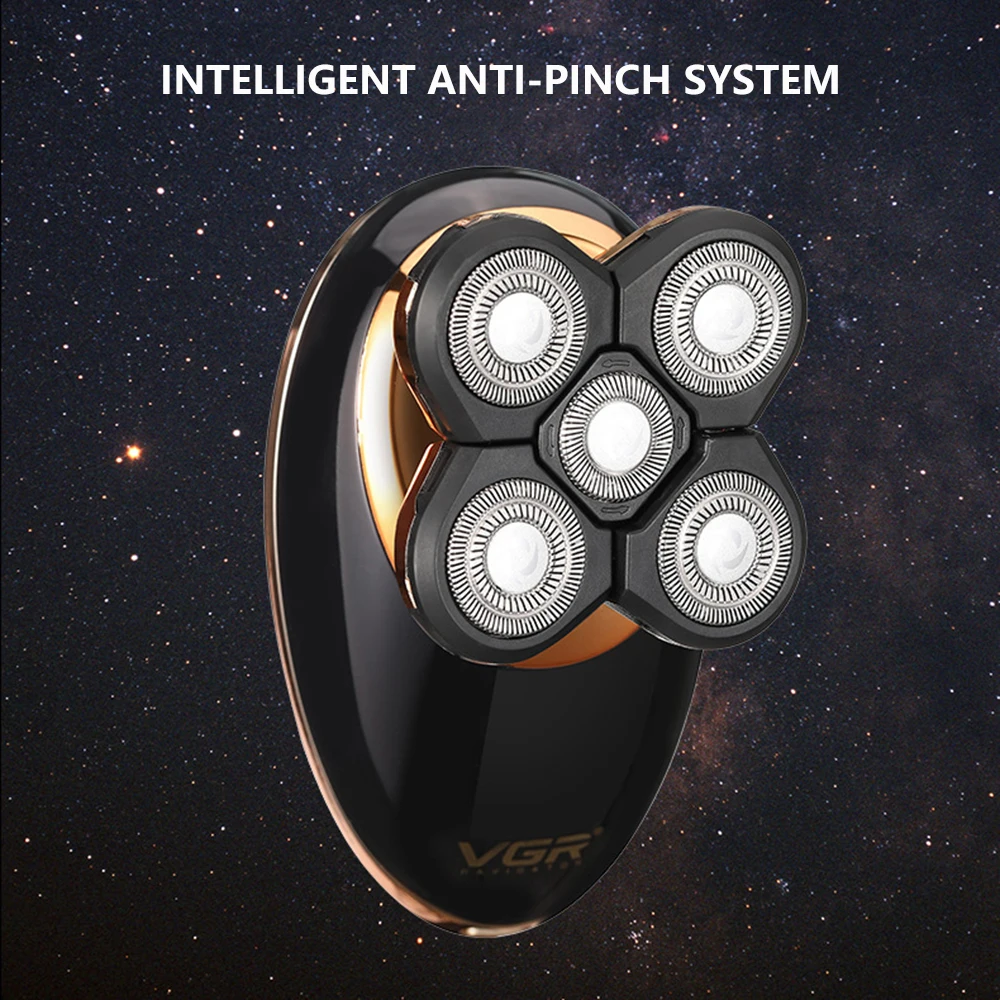 Электробритва с 5 головками перезаряжаемая Бритва для стрижки волос носа ушей