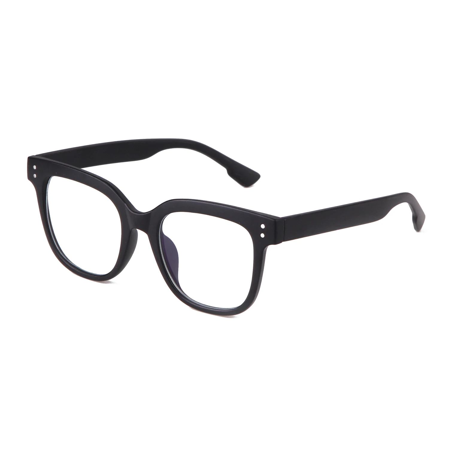WHO CUTIE Anti Blue Light Blocking Computer Glasses Women Men Brand Design Rivet Square Frame Optical Lens Eyeglasses S131 - Цвет оправы: C2 sand black