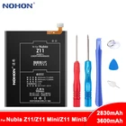 Оригинальный NOHON NX529J NX531J NX549J Аккумулятор для Nubia Z11 Mini Z11 MiniS литий-полимерный телефон запасная батарея 3600 мАч 3430 мАч