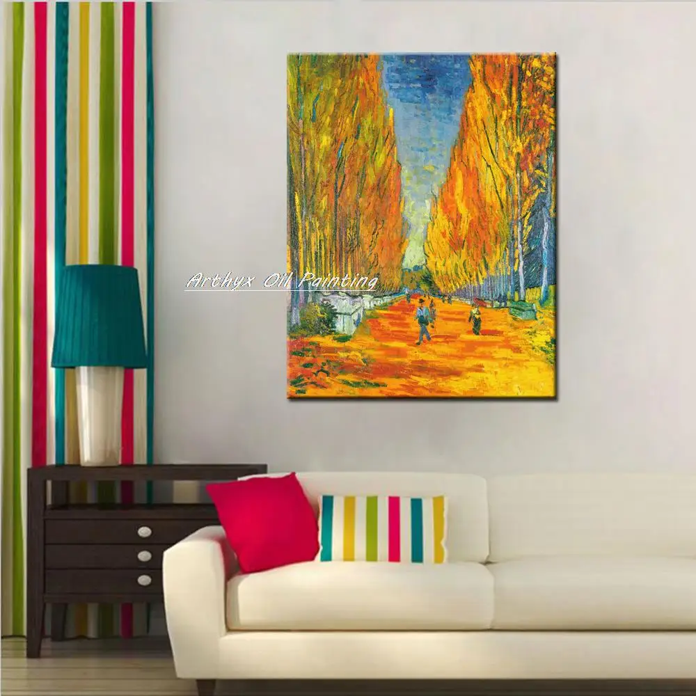 Arthyx Ручная роспись картина Винсента Ван Гога известная масляная живопись на